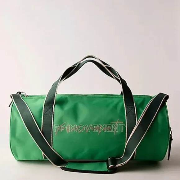 NWT Free People Good Sport Duffle Bag in Heritage Green - Picture 4 of 6